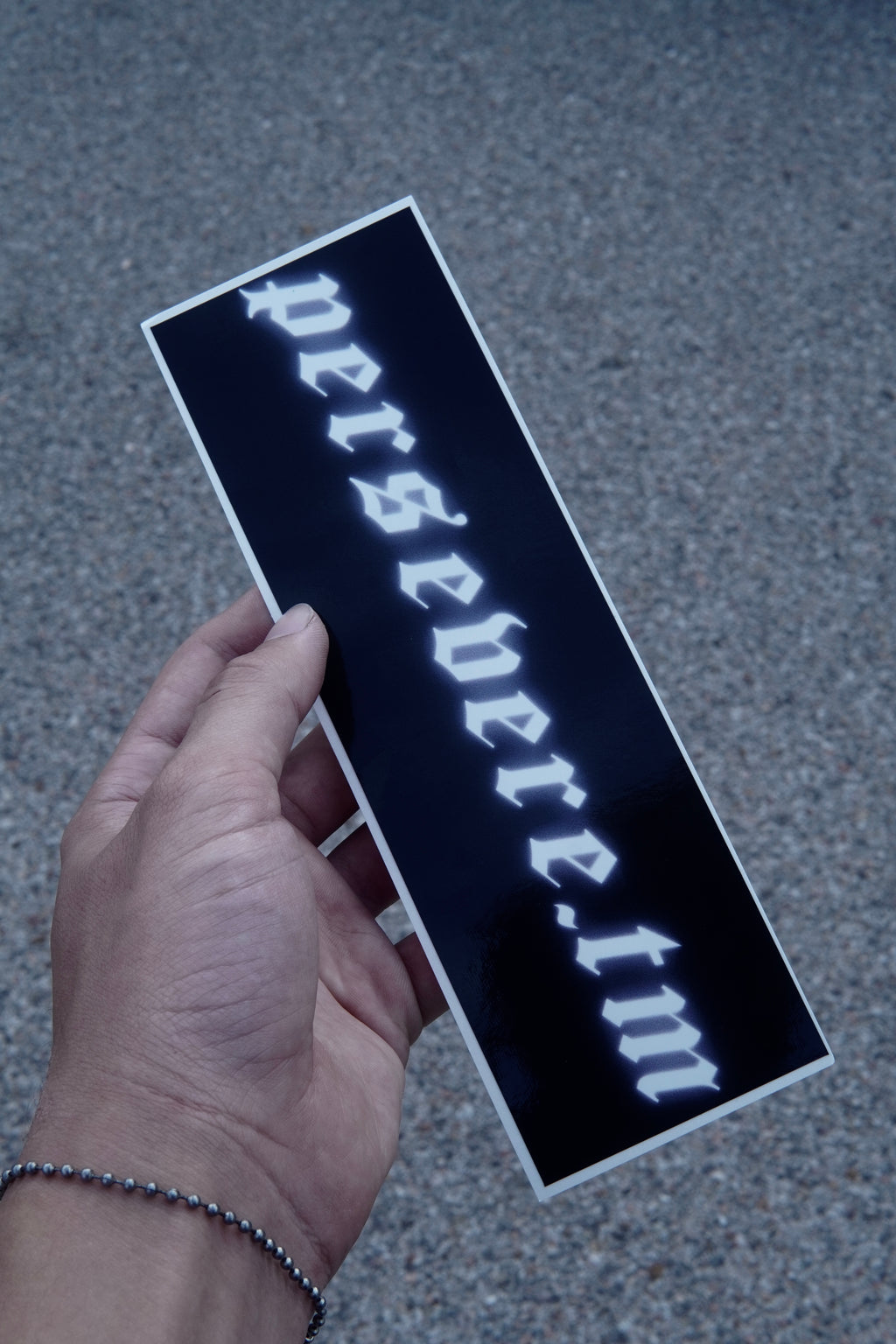 Glowing Gothic Logo Slap